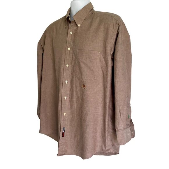 Vintage Tommy Hilfiger Original Oxford Long Sleeve Button Down Shirt Men's Large - Picture 4 of 10